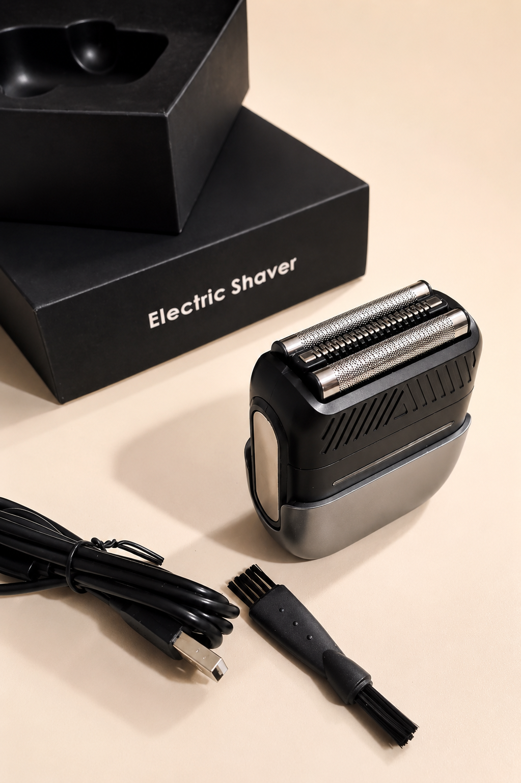 Mini Electric Shaver IPX7 USB – Dual Blade, Compact and Efficient