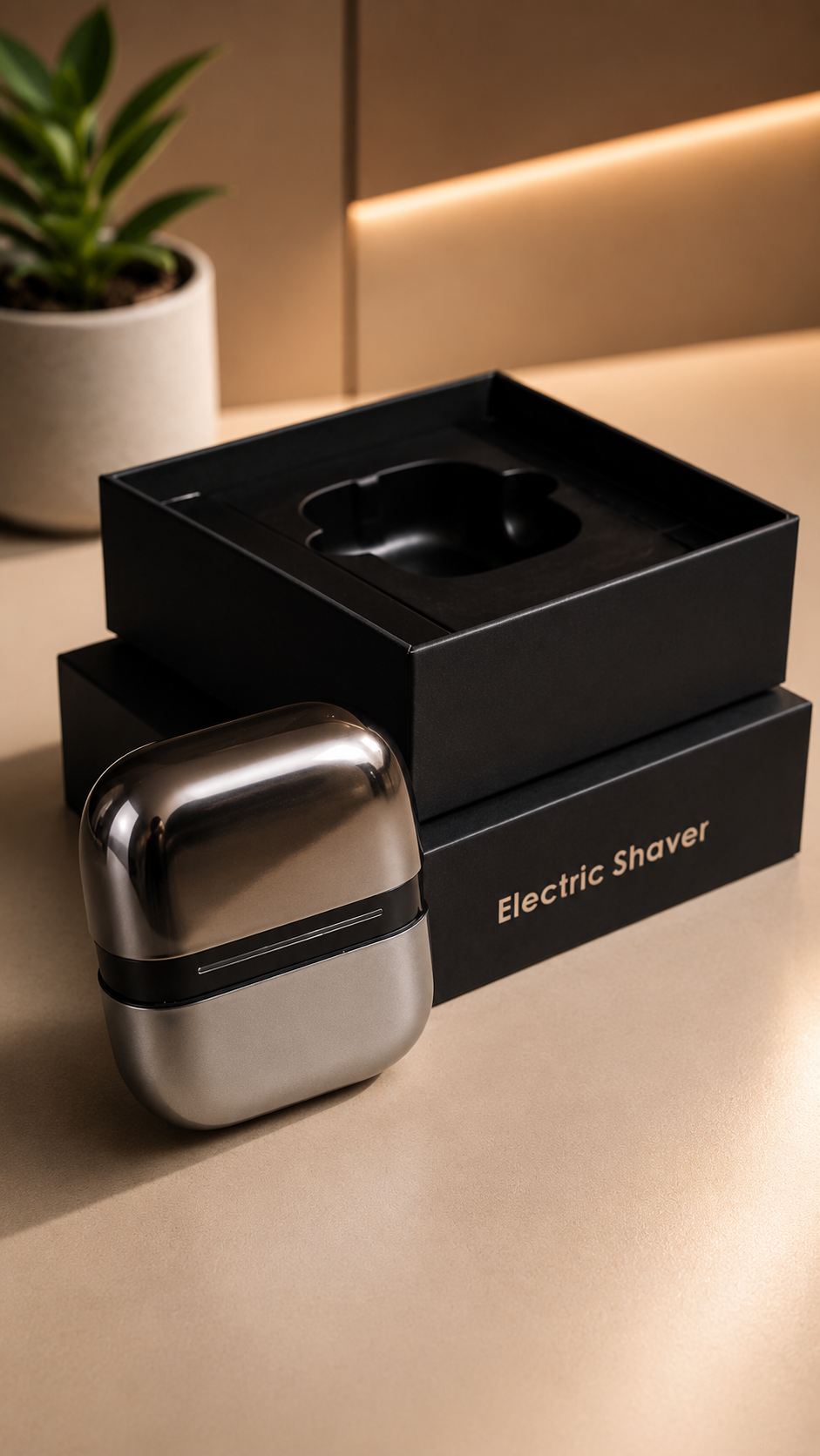 Mini Electric Shaver IPX7 USB – Dual Blade, Compact and Efficient