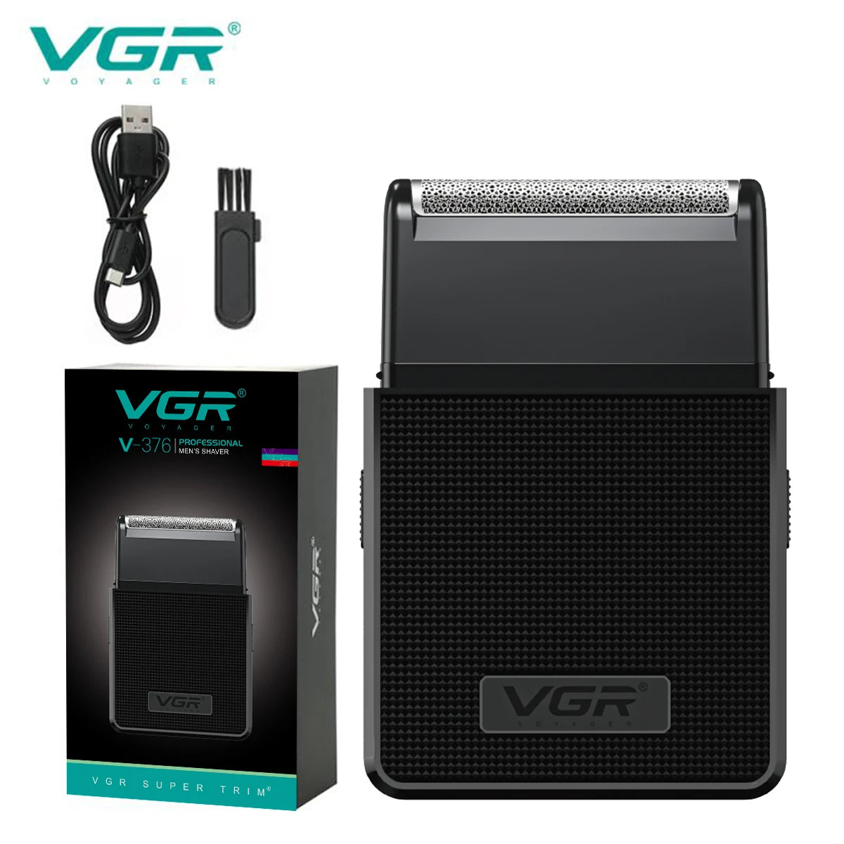 Professional Electric Shaver VGR V-376 – Precise and Comfortable Shaving for Men