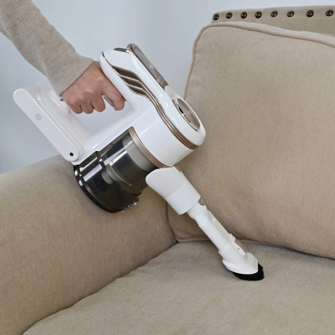 Cordless Vacuum Cleaner with 15 kPa Suction Power, High-Performance Handheld Vacuum